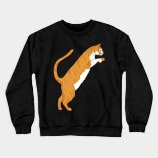 Orange Tabby Cat Crewneck Sweatshirt